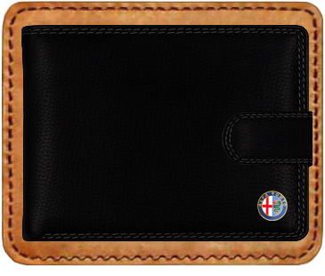 Kožená Peňaženka ALFA ROMEO s ochranou kreditných kariet RFID