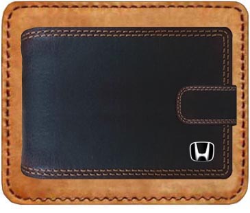 HONDA kožená pánska peňaženka hnedá RFID