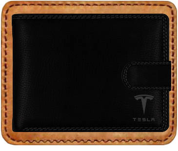 Kožená Peňaženka TESLA s ochranou kreditných kariet RFID